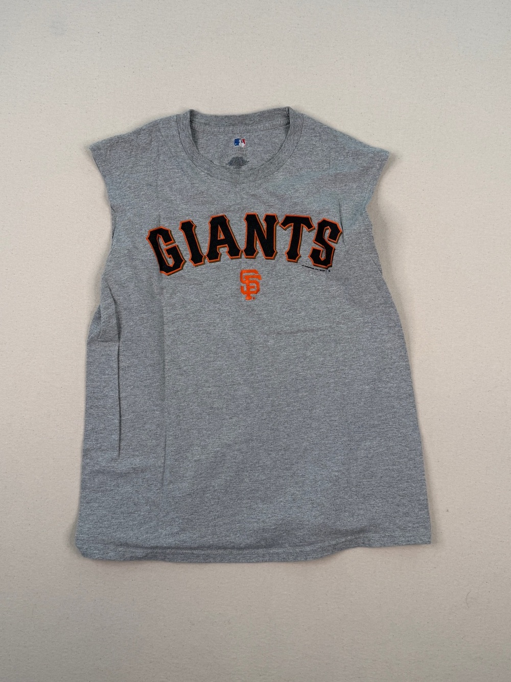 San Francisco Giants Sleeveless Tank Gray MLB Y2K Streetwear Vintage Tee